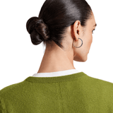 La Ligne Solid Lean Lines Cardigan - Vermillion
