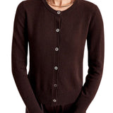 La Ligne Solid Lean Lines Cardigan - Vermillion