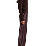 La Ligne Solid Lean Lines Cardigan - Vermillion