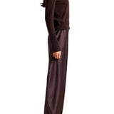 La Ligne Solid Lean Lines Cardigan - Vermillion