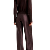 La Ligne Solid Lean Lines Cardigan - Vermillion