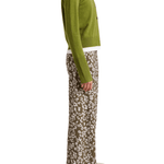 La Ligne Solid Lean Lines Cardigan - Vermillion
