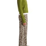 La Ligne Solid Lean Lines Cardigan - Vermillion