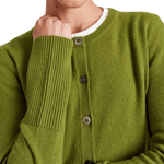 La Ligne Solid Lean Lines Cardigan - Vermillion