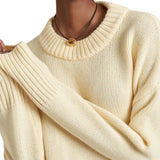 La Ligne Solid Marin Sweater - Vermillion