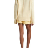 La Ligne Solid Marin Sweater - Vermillion