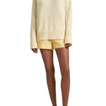 La Ligne Solid Marin Sweater - Vermillion