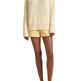 La Ligne Solid Marin Sweater - Vermillion