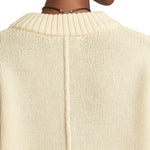 La Ligne Solid Marin Sweater - Vermillion