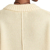 La Ligne Solid Marin Sweater - Vermillion