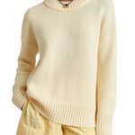 La Ligne Solid Marin Sweater - Vermillion