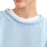 La Ligne Solid Marina Sweater - Vermillion