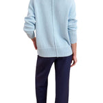 La Ligne Solid Marina Sweater - Vermillion