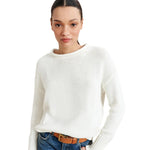 La Ligne Solid Marina Sweater - Vermillion