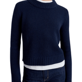 La Ligne Solid Mini Marin Sweater - Vermillion
