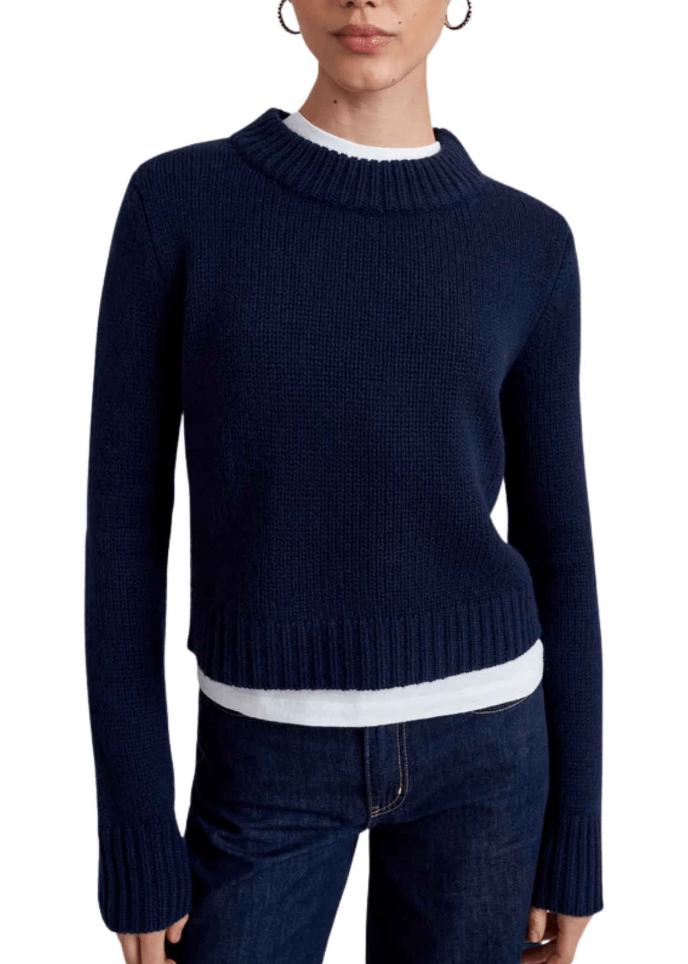 La Ligne Solid Mini Marin Sweater - Vermillion