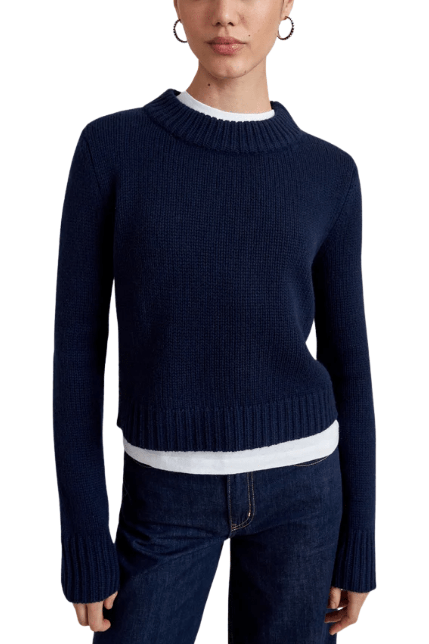La Ligne Solid Mini Marin Sweater - Vermillion