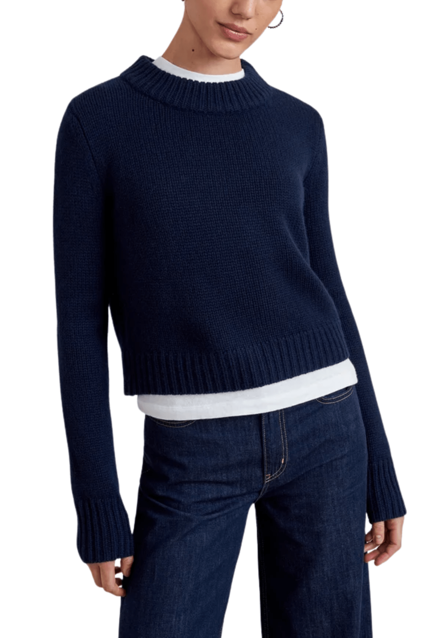 La Ligne Solid Mini Marin Sweater - Vermillion