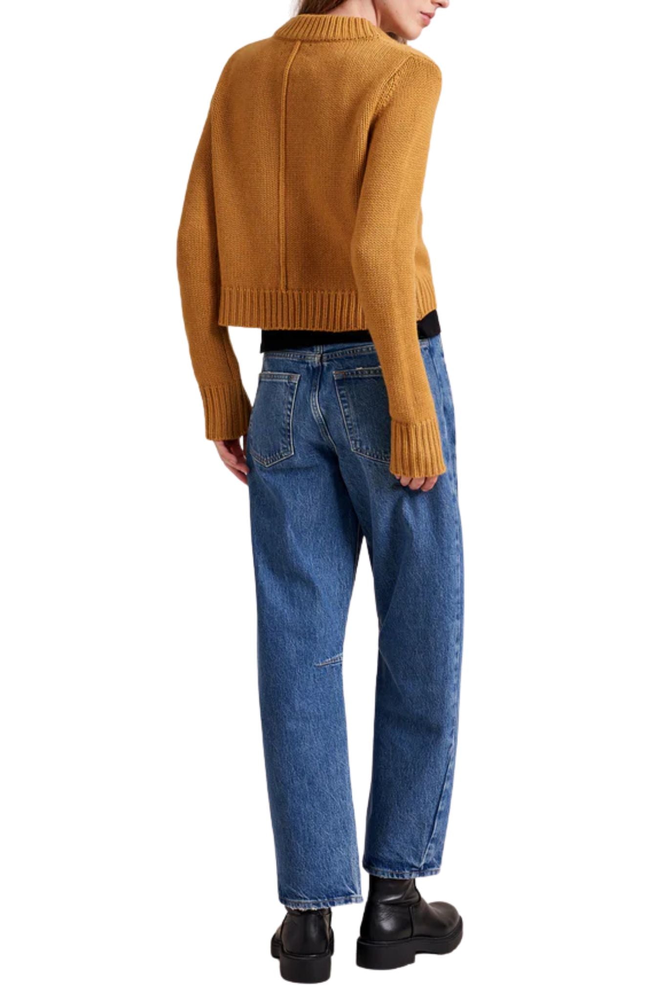 La Ligne Solid Mini Marin Sweater - Vermillion