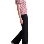 La Ligne Stripe Molly Tee - Vermillion