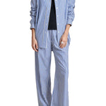 La Ligne Stripe Pant - Vermillion
