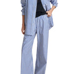La Ligne Stripe Pant - Vermillion