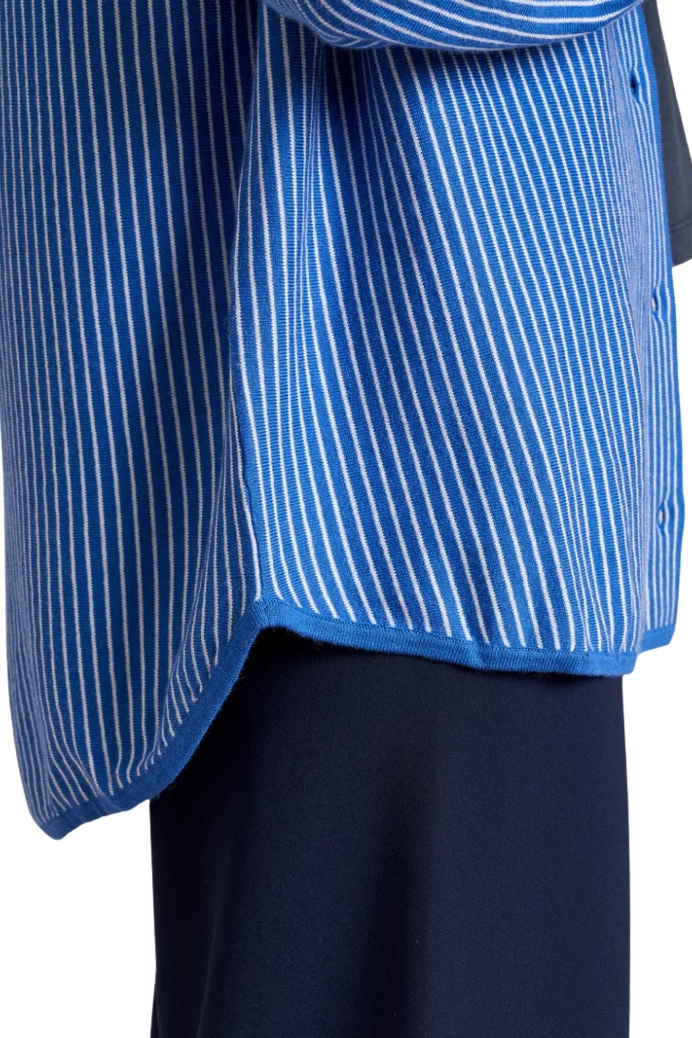 La Ligne Striped Knit Shirt - Vermillion