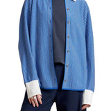 La Ligne Striped Knit Shirt - Vermillion