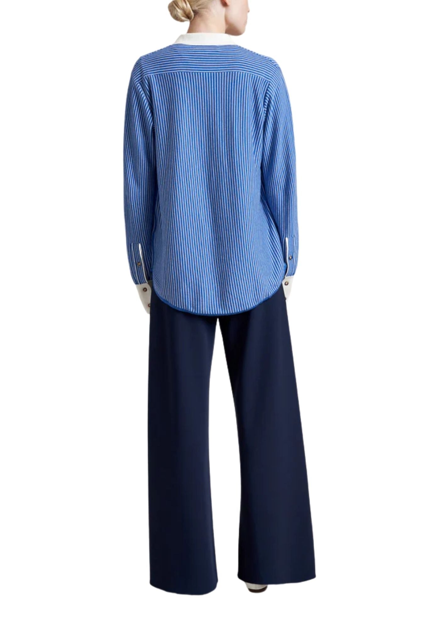 La Ligne Striped Knit Shirt - Vermillion