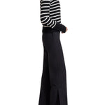 La Ligne Striped Lean Lines Cardigan - Vermillion