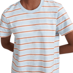 La Ligne Striped Mol Tee - Vermillion