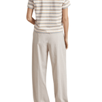 La Ligne Striped Mol Tee - Vermillion