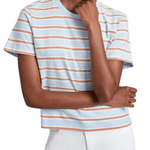 La Ligne Striped Mol Tee - Vermillion