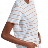 La Ligne Striped Mol Tee - Vermillion