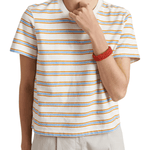 La Ligne Striped Mol Tee - Vermillion