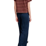 La Ligne Striped Mol Tee - Vermillion