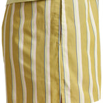 La Ligne Striped Poplin Shorts - Vermillion