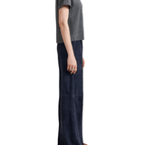 La Ligne Suede Colby Pant - Vermillion