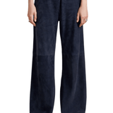 La Ligne Suede Colby Pant - Vermillion