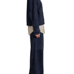 La Ligne Suede Cropped Val Jacket - Vermillion