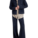 La Ligne Suede Cropped Val Jacket - Vermillion