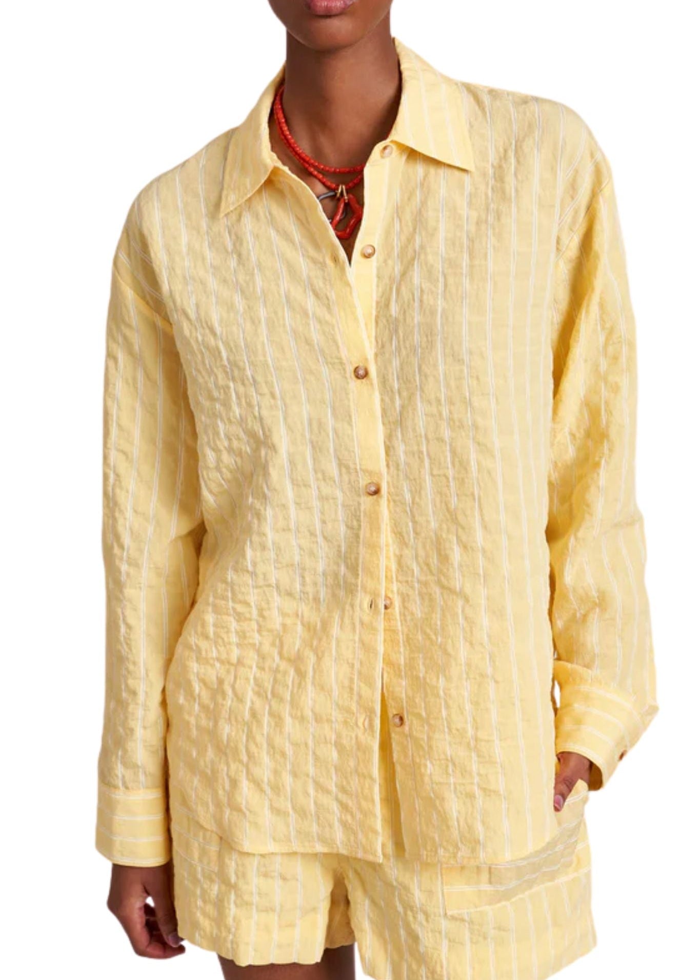 La Ligne Tangier Shirt - Vermillion