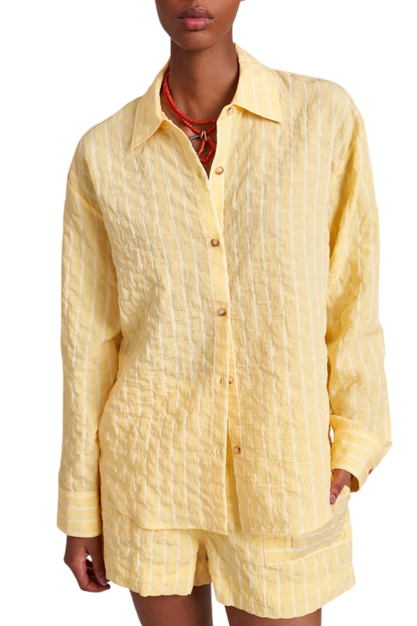 La Ligne Tangier Shirt - Vermillion