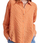 La Ligne Tangier Shirt - Vermillion