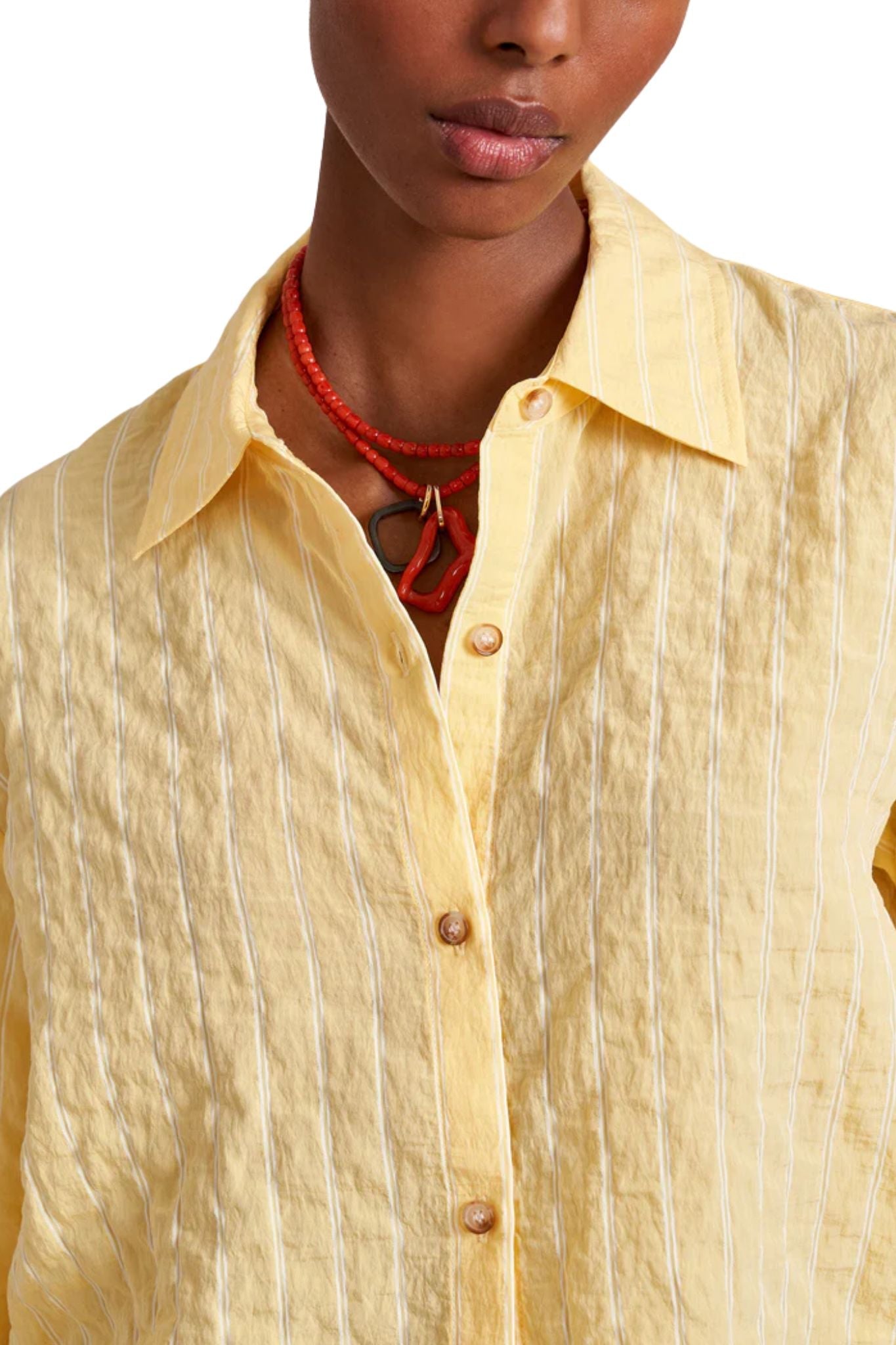La Ligne Tangier Shirt - Vermillion