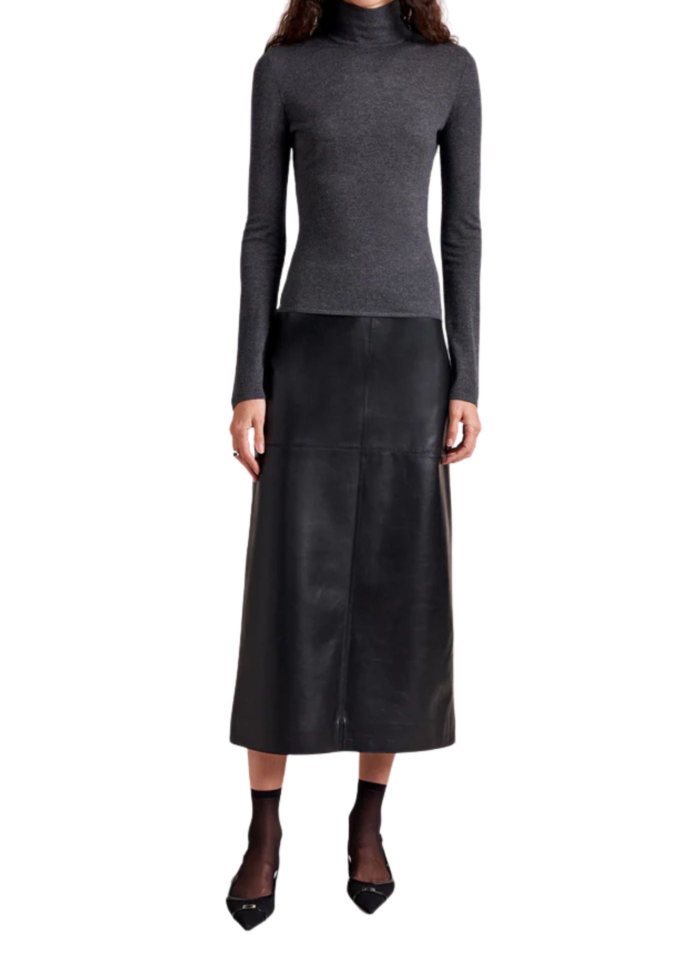 La Ligne Vega Skirt - Vermillion