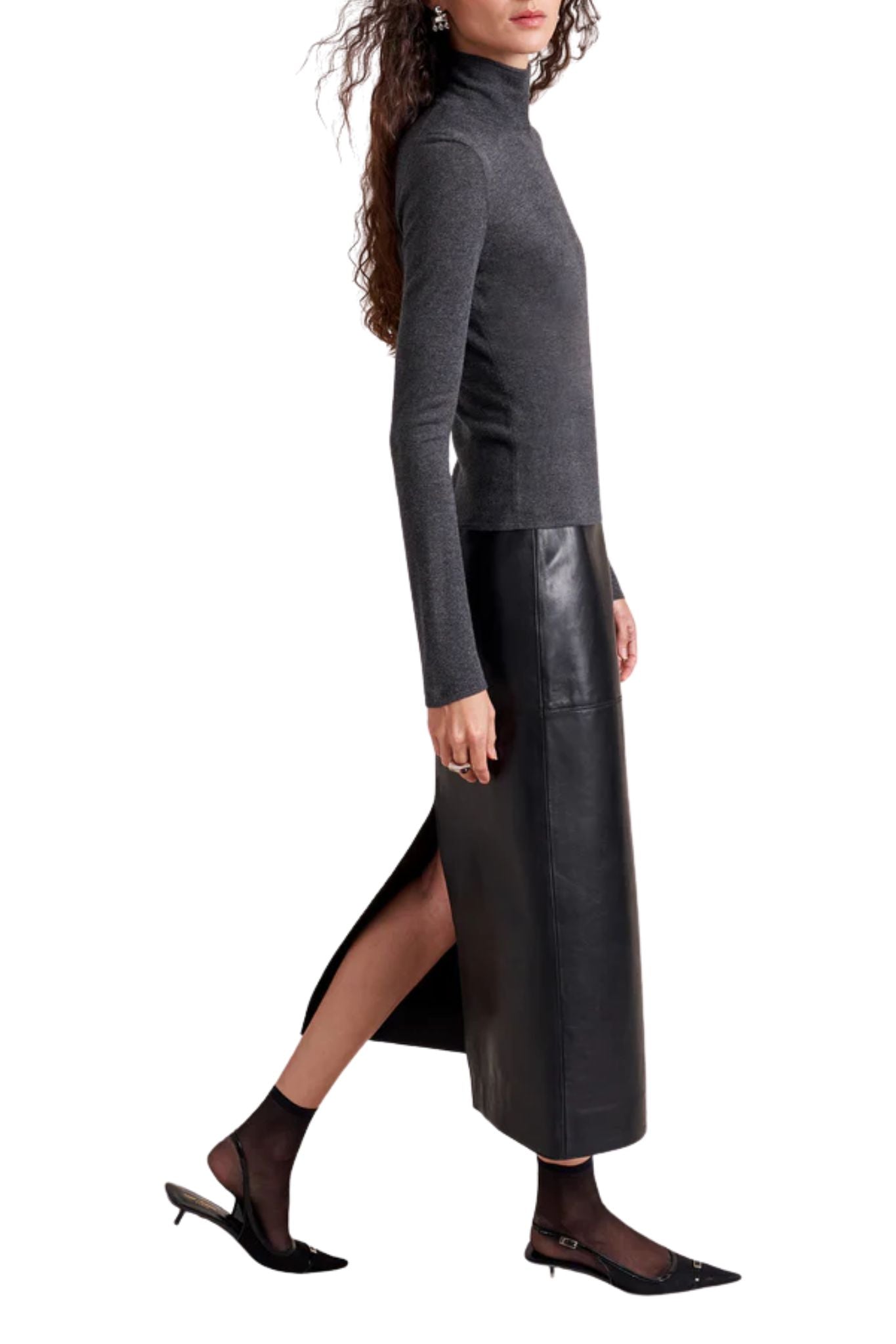 La Ligne Vega Skirt - Vermillion