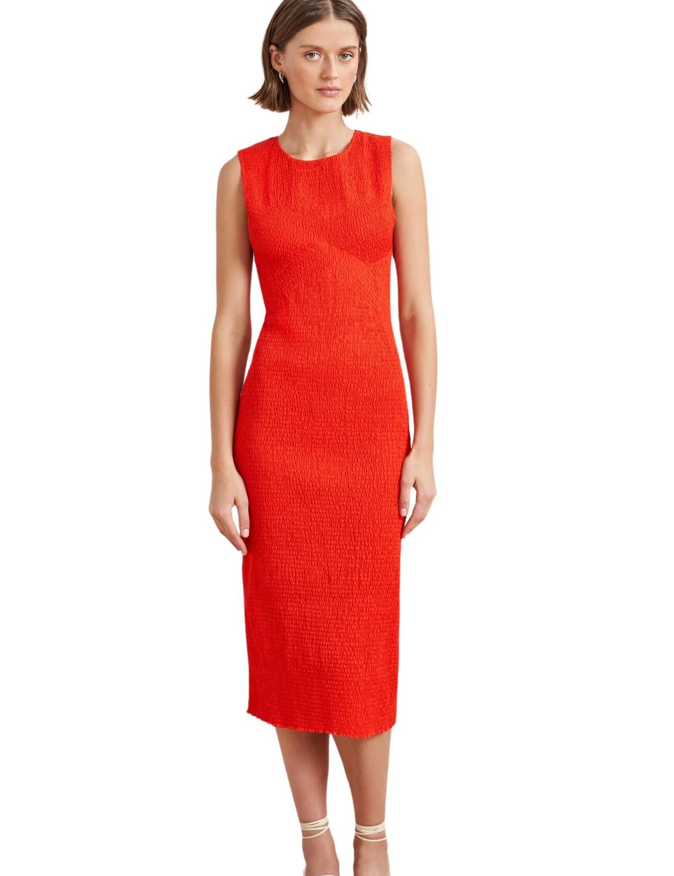 La Ligne Victoria Dress - Vermillion