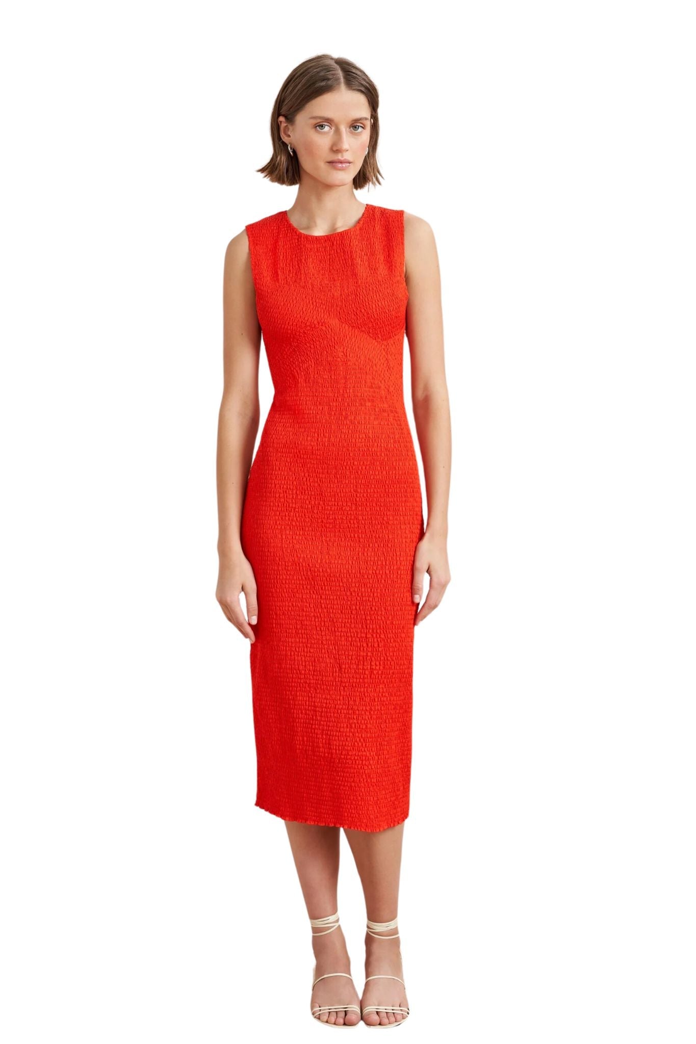 La Ligne Victoria Dress - Vermillion