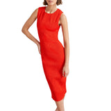 La Ligne Victoria Dress - Vermillion